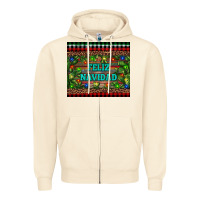 Sandshell feliz navidad Zipper Hoodie - RanaPortraitStore