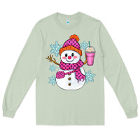Matcha bougie snowman Long Sleeve Tee - Zillion Design Studio