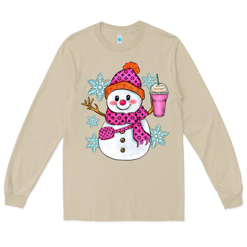 Bougie Snowman Long Sleeve Tee by Zillion Design Studio | Teevron