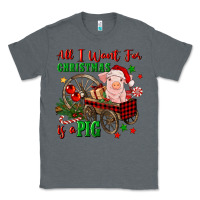 Charcoal Heather all i want for christmas is a pig Classic Tee - FaDigitalArtStudio