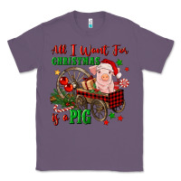 Lavender all i want for christmas is a pig Classic Tee - FaDigitalArtStudio