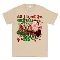 Mushroom all i want for christmas is a pig Classic Tee - FaDigitalArtStudio