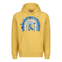 Antique Gold in april wear blue autism awareness Premium Hoodie - MaliasSmallBusiness