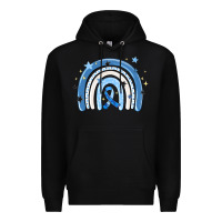 Black in april wear blue autism awareness Premium Hoodie - MaliasSmallBusiness