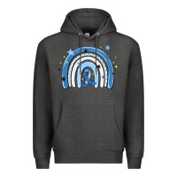 Charcoal Heather in april wear blue autism awareness Premium Hoodie - MaliasSmallBusiness