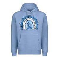 Colony Blue in april wear blue autism awareness Premium Hoodie - MaliasSmallBusiness