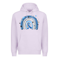 Lilac in april wear blue autism awareness Premium Hoodie - MaliasSmallBusiness