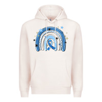 Pale Pink in april wear blue autism awareness Premium Hoodie - MaliasSmallBusiness