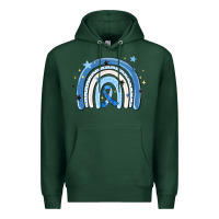 Sports Green in april wear blue autism awareness Premium Hoodie - MaliasSmallBusiness