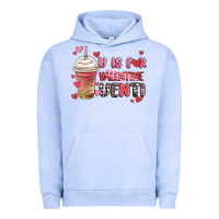 Pigment Grape Ice v is for valentine venti coffee cup Urban Hoodie - MaliasSmallBusiness