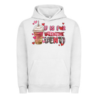 Pigment Lunar Rock v is for valentine venti coffee cup Urban Hoodie - MaliasSmallBusiness