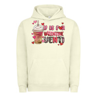 Pigment Pistachio v is for valentine venti coffee cup Urban Hoodie - MaliasSmallBusiness