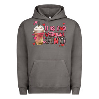 Pigment Tornado v is for valentine venti coffee cup Urban Hoodie - MaliasSmallBusiness