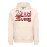 Sandshell v is for valentine venti coffee cup Urban Hoodie - MaliasSmallBusiness