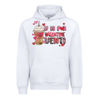 White v is for valentine venti coffee cup Urban Hoodie - MaliasSmallBusiness