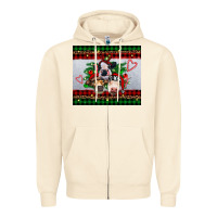 Sandshell christmas heifers Zipper Hoodie - RanaPortraitStore