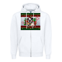 White christmas heifers Zipper Hoodie - RanaPortraitStore