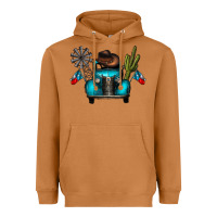 Meerkat texas truck Heavyweight Hoodie - CowhideDigitalArt