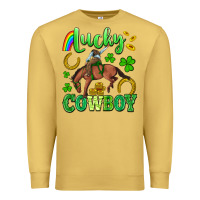 Antique Gold lucky cowboy Premium Sweatshirt - Artiststas