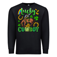 Black lucky cowboy Premium Sweatshirt - Artiststas