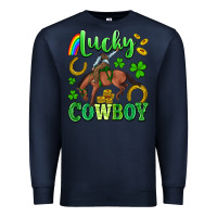 Navy lucky cowboy Premium Sweatshirt - Artiststas