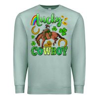 Seafoam lucky cowboy Premium Sweatshirt - Artiststas
