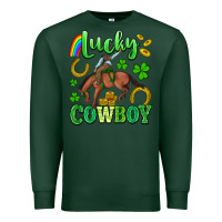 Sports Green lucky cowboy Premium Sweatshirt - Artiststas