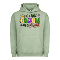 Pigment Oil Green got a little cajun in my soul Urban Hoodie - MaliasSmallBusiness