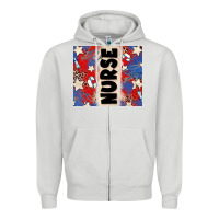 Dove Grey american nurse Zipper Hoodie - Zillion Design Studio