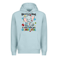 Blue Mist what makes you different is what makes you beautif Premium Hoodie - MaliasSmallBusiness