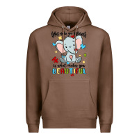 Chestnut what makes you different is what makes you beautif Premium Hoodie - MaliasSmallBusiness