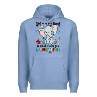 Colony Blue what makes you different is what makes you beautif Premium Hoodie - MaliasSmallBusiness