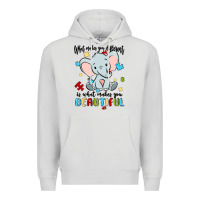 Dove Grey what makes you different is what makes you beautif Premium Hoodie - MaliasSmallBusiness