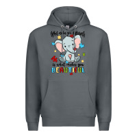 Rock what makes you different is what makes you beautif Premium Hoodie - MaliasSmallBusiness