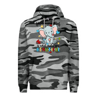 Slate Camo what makes you different is what makes you beautif Premium Hoodie - MaliasSmallBusiness