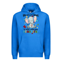 True Royal what makes you different is what makes you beautif Premium Hoodie - MaliasSmallBusiness