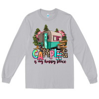 Moon Dust camping is my happy place Long Sleeve Tee - RanaPortraitStore