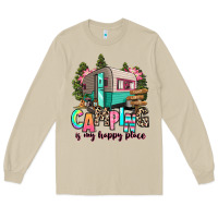 Mushroom camping is my happy place Long Sleeve Tee - RanaPortraitStore