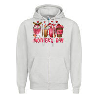 Dove Grey mothers day coffee cups Zipper Hoodie - texasbilliewilder