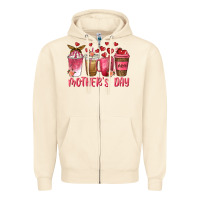 Sandshell mothers day coffee cups Zipper Hoodie - texasbilliewilder