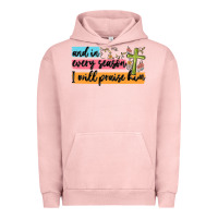 Pigment Salmon and in every season i will praise him Urban Hoodie - MaliasSmallBusiness