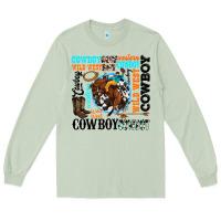 Matcha western cowboy wild west Long Sleeve Tee - texasbilliewilder