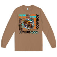 Toasted Coconut western cowboy wild west Long Sleeve Tee - texasbilliewilder