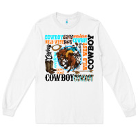 White western cowboy wild west Long Sleeve Tee - texasbilliewilder