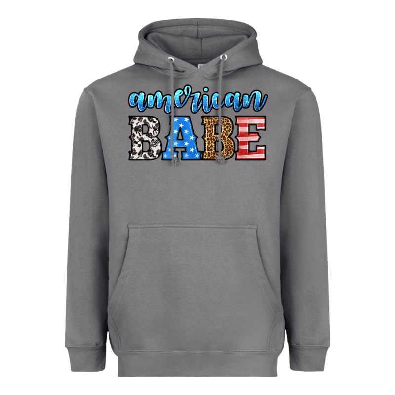 American Babe Heavyweight Hoodie by HRA Design Shop | Teevron