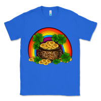 True Royal st patricks shamrock gold leopard rainbow Classic Tee - RanaPortraitStore