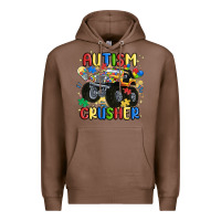 Chestnut autism crusher Premium Hoodie - MaliasSmallBusiness
