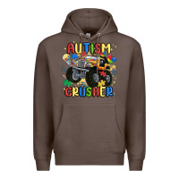 Coffee autism crusher Premium Hoodie - MaliasSmallBusiness