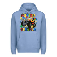 Colony Blue autism crusher Premium Hoodie - MaliasSmallBusiness