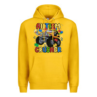 Lemon autism crusher Premium Hoodie - MaliasSmallBusiness